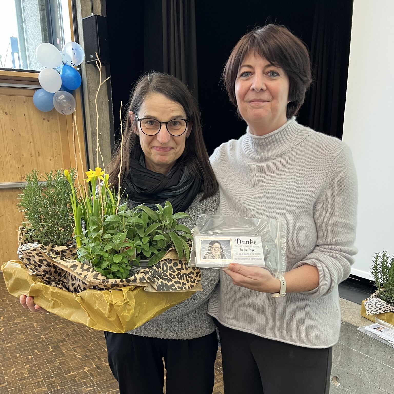 VHS-Direktorin Roswitha Keicher und Außenstellenleiterin in Ilsfeld, Ilse Bold