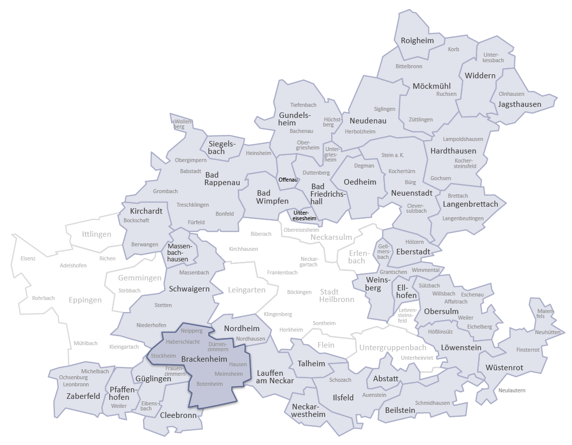 Außenstellen der VHS Unterland