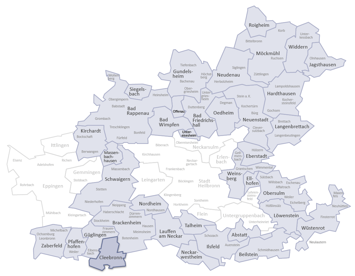 Außenstellen der VHS Unterland