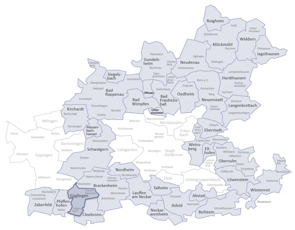 Außenstellen der VHS Unterland