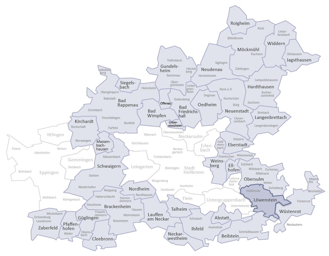 Außenstellen der VHS Unterland