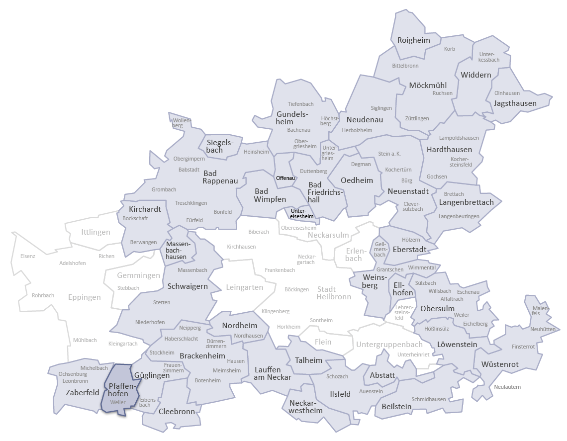 Außenstellen der VHS Unterland