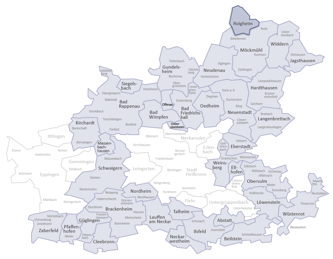Außenstellen der VHS Unterland